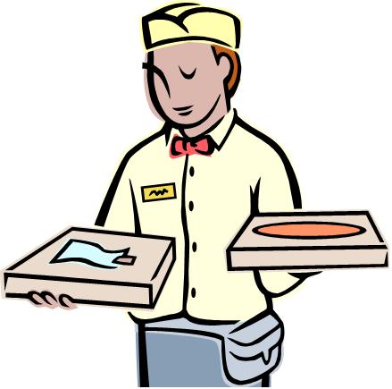 Pizza delivery man
